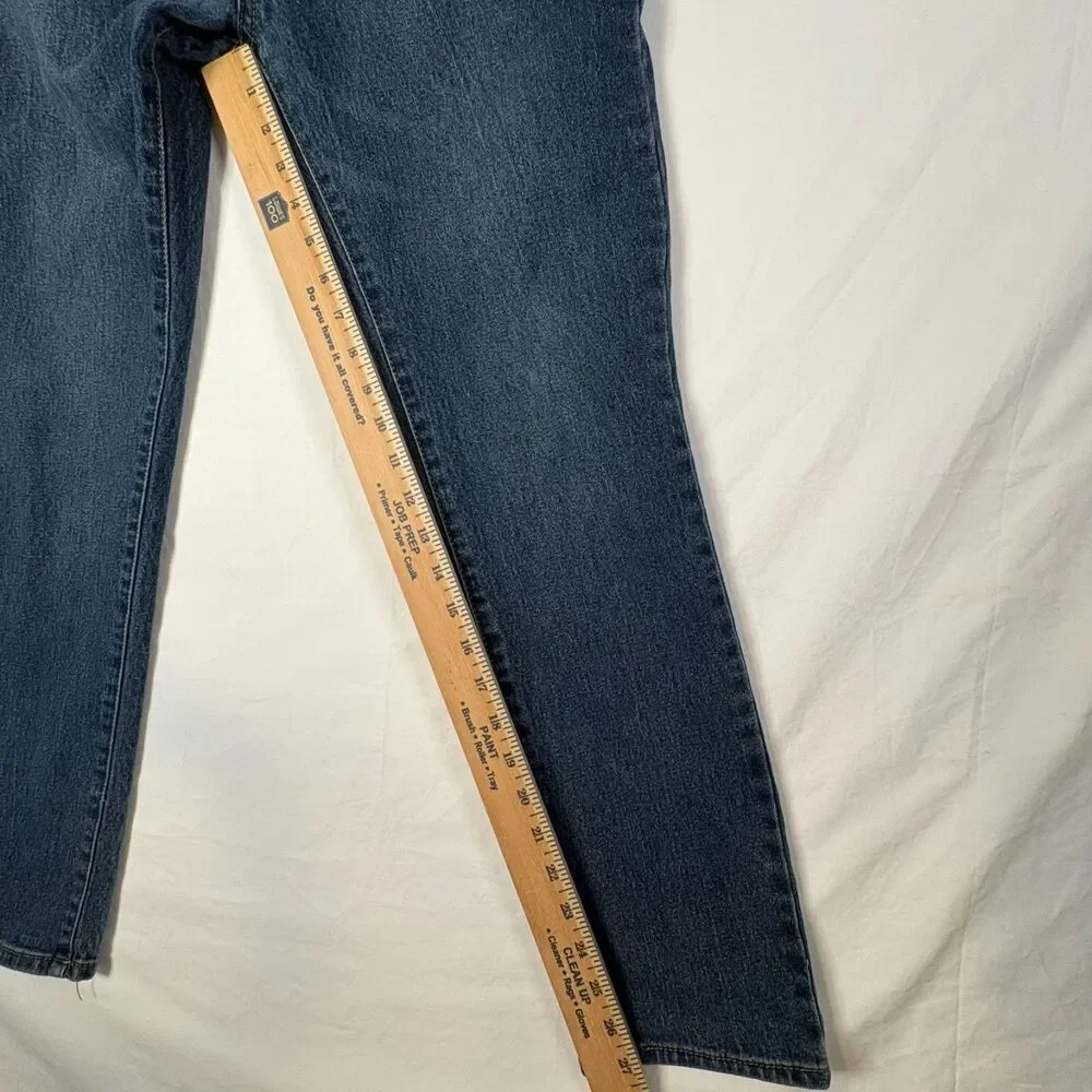 WXYZ Men's Nomad Dark Wash Slim Straight Jeans - 34X30 Classic 5-Pocket Styling